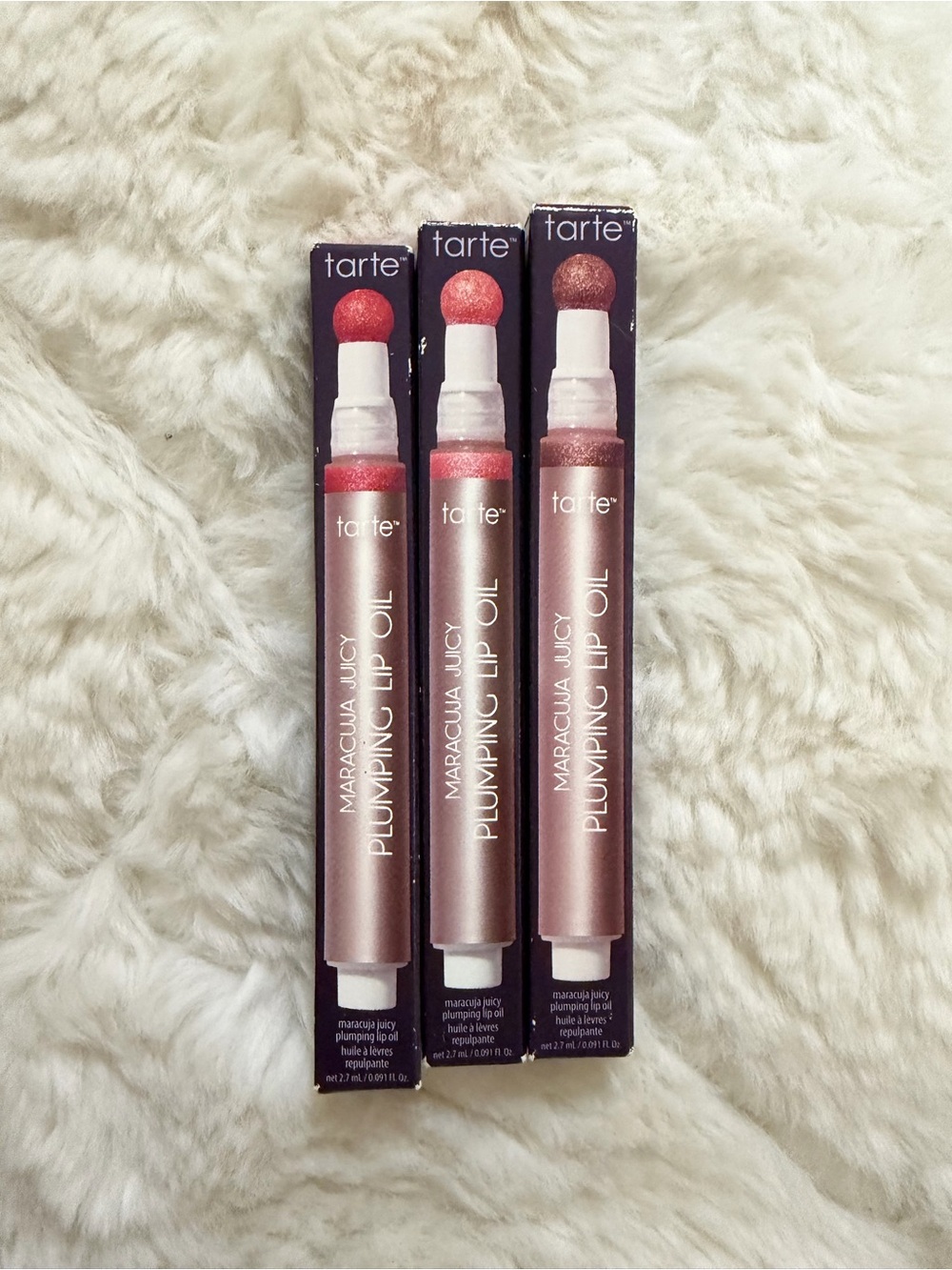 tarte Maracuja Juicy Plumping Lip Oil - Rose Pink & Shimmer Pink